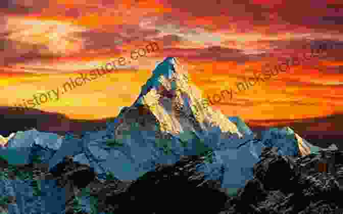 A Breathtaking Sunset Over The Himalayas, Casting A Golden Glow On The Mountain Peaks Land Of The Dawn Lit Mountains: Shortlisted For The 2024 Edward Stanford Travel Writing Award