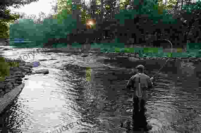 A Fly Fisherman Casting His Line Into The Beaverkill River, Surrounded By Lush Greenery. Land Of Little Rivers: A Story In Photos Of Catskill Fly Fishing