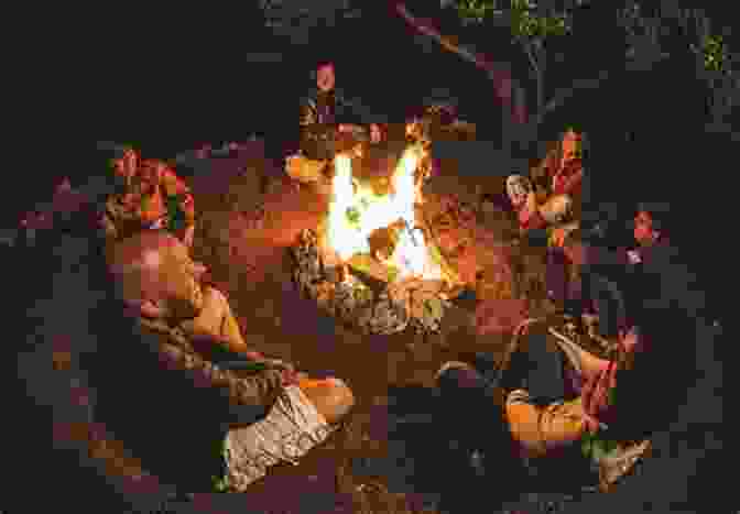 A Group Of People Gathered Around A Campfire, Listening To An Elder Share Stories And Wisdom About Woodcraft And Indian Lore Woodcraft And Indian Lore: A Classic Guide From A Founding Father Of The Boy Scouts Of America