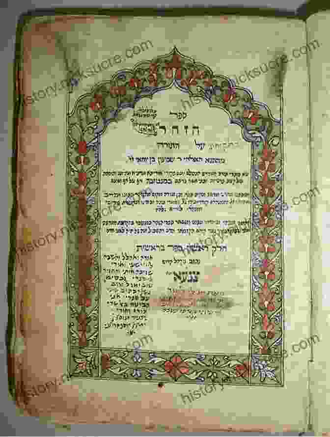 Manuscript Page Of The Zohar Zohar: The Of Splendor: Basic Readings From The Kabbalah